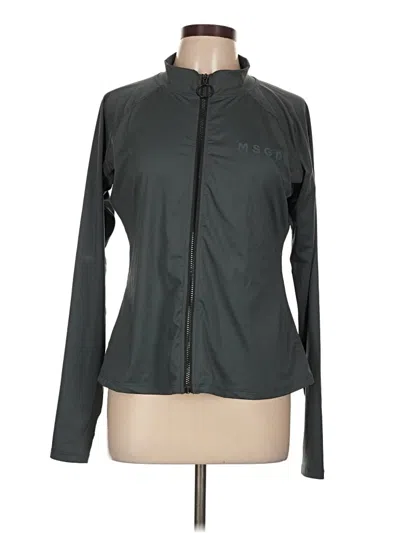 Pre-owned Missguided Track Jacket In Gray