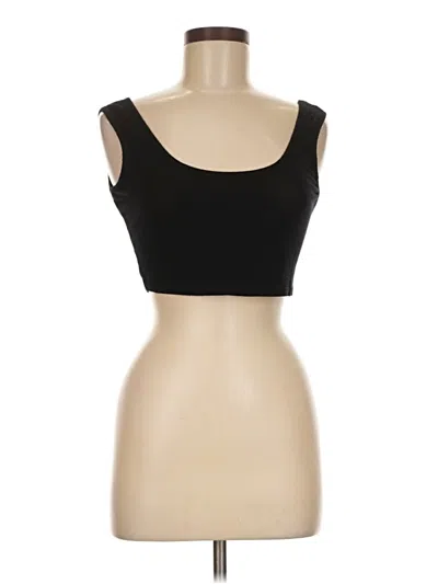 Pre-owned Missguided Tube Top Black Strapless Neckline Tops