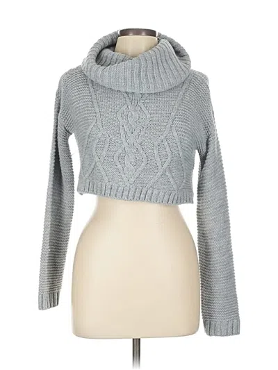 Pre-owned Missguided Turtleneck Sweater In Gray