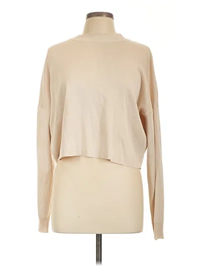 Pre-owned Missguided Turtleneck Sweater In Tan