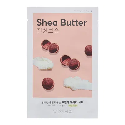 Missha Ladies Airy Fit Shea Butter Sheet Mask 0.64 oz Skin Care 8809581454798