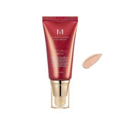Missha Ladies M Perfect Cover Bb Cream 1.69 oz Bright Beige #13 8809530034330 In ["beige"]