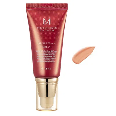 Missha Ladies M Perfect Cover Bb Cream 1.69 oz Natural Beige #23 8806185793124 In ["beige"]