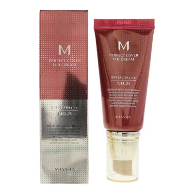 Missha Ladies Perfect Cover 1.7 oz Bb Cream Light Beige #21 8806185793117 In ["beige"]