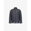 Missing Clothier Jet Angled-pocket Lightweight Linen Jacket