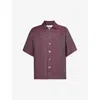 Missing Clothier Mens Chili Welt-pocket Relaxed-fit Linen Shirt