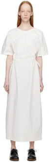 Missing You Already White Side Ring Midi Dress In White