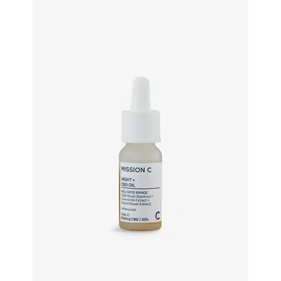 Mission C 2000mg Night + 20% Cbd Oil 10ml In White