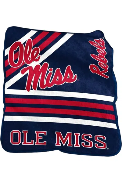 Mississippi Rebels Raschel Knit Logo Blanket