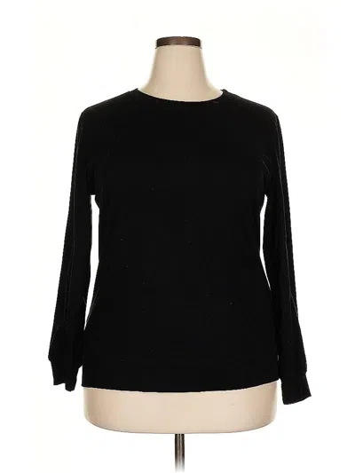 Pre-owned Misslook 3/4 Sleeve T-shirt In Black