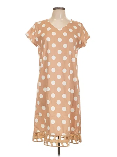 Pre-owned Misslook Casual Dress In Brown