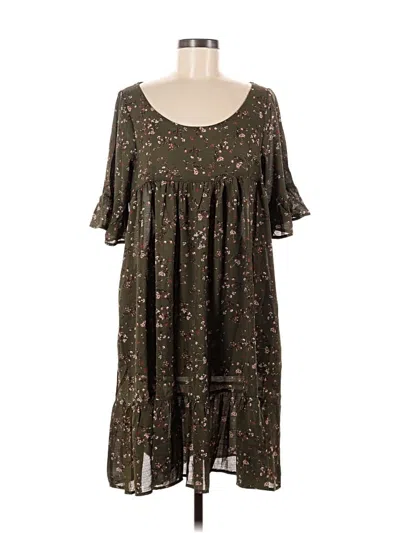 Pre-owned Misslook Casual Dress In Green