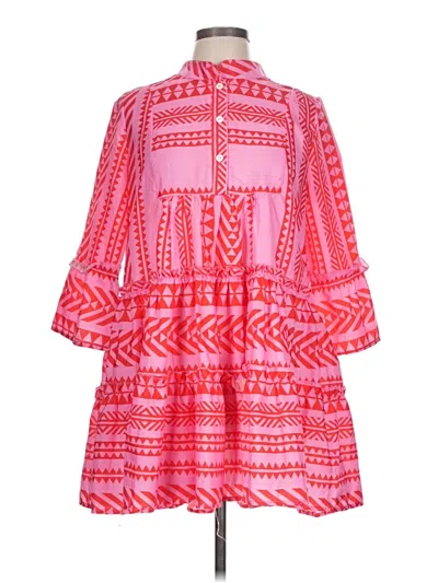 Pre-owned Misslook Casual Dress In Pink