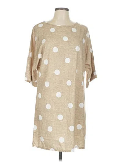 Pre-owned Misslook Casual Dress In Tan