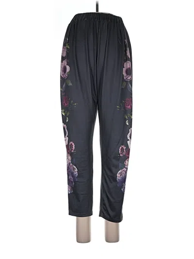 Pre-owned Misslook Casual Pants In Black