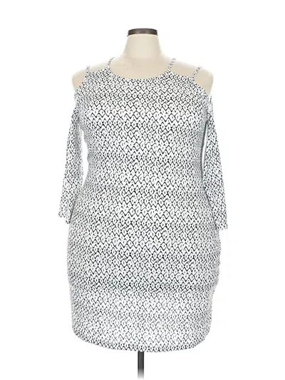 Pre-owned Misslook Cocktail Dress In White