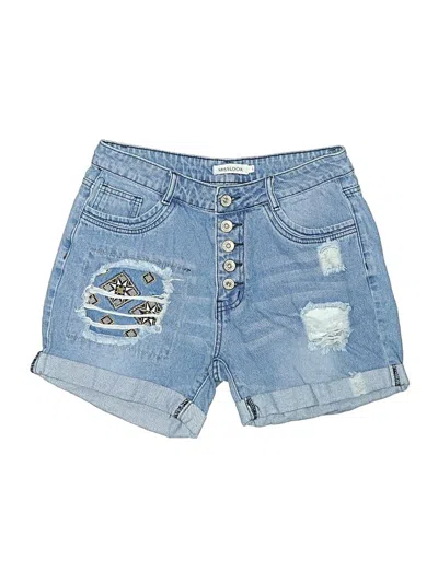 Pre-owned Misslook Denim Shorts In Blue