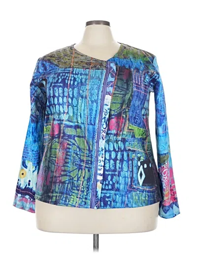 Pre-owned Misslook Long Sleeve Blouse In Blue