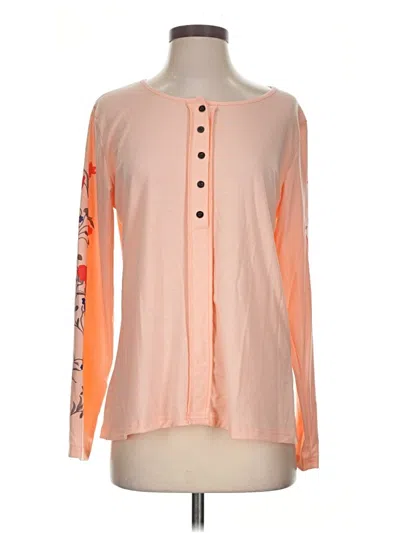 Pre-owned Misslook Long Sleeve Blouse In Orange