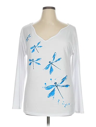 Pre-owned Misslook Long Sleeve T-shirt In White