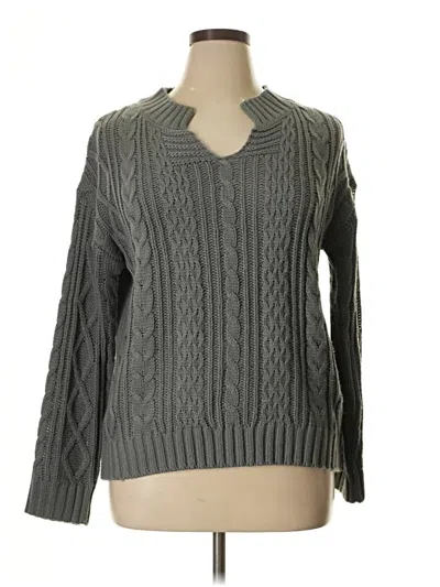 Pre-owned Misslook Pullover Sweater In Gray