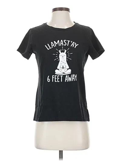 Pre-owned Misslook Short Sleeve T-shirt In Black