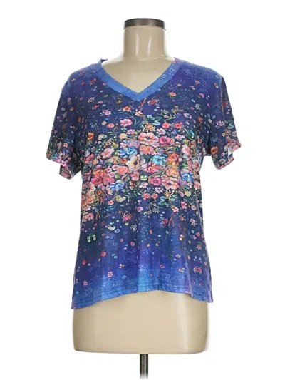 Pre-owned Misslook Short Sleeve T-shirt In Blue