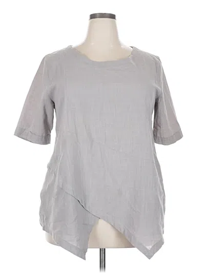 Pre-owned Misslook Short Sleeve T-shirt In Gray