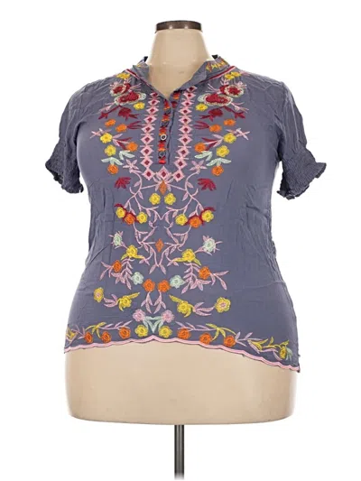 Pre-owned Misslook Short Sleeve T-shirt In Gray