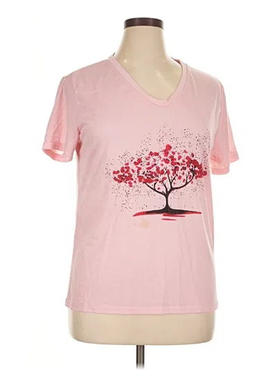 Pre-owned Misslook Short Sleeve T-shirt In Pink