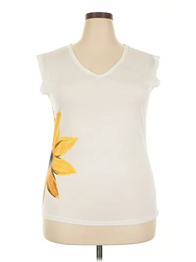 Pre-owned Misslook Sleeveless T-shirt In White