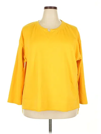 Pre-owned Misslook Sweatshirt In Yellow