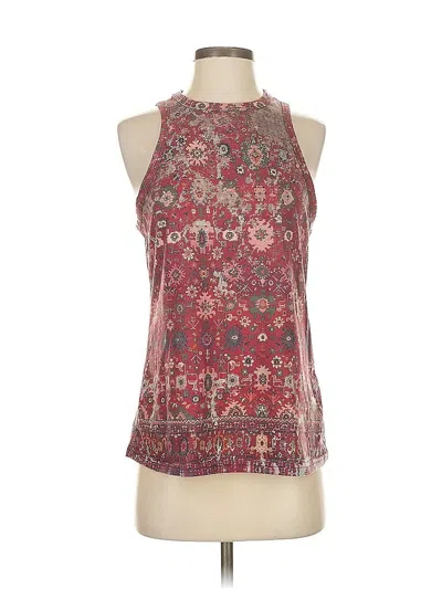 Pre-owned Misslook Tank Top Burgundy Halter Neckline Tops