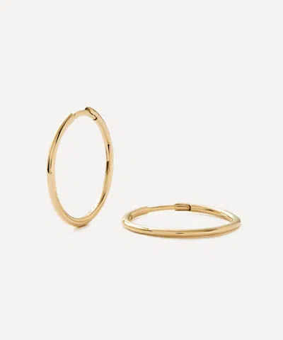 Missoma 14ct Gold Fine Classic Small Hoop Earrings