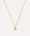 Missoma 14ct Gold Fine Diamond Heart Mini Pendant Necklace