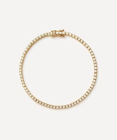 Missoma 14ct Gold Fine Diamond Tennis Bracelet