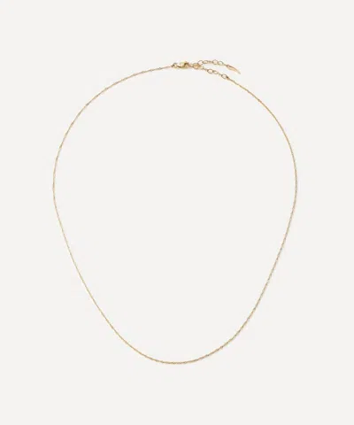 Missoma 14ct Gold Fine Twisted Chain Necklace
