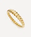Missoma 14ct Gold Fine Twisted Classic Ring