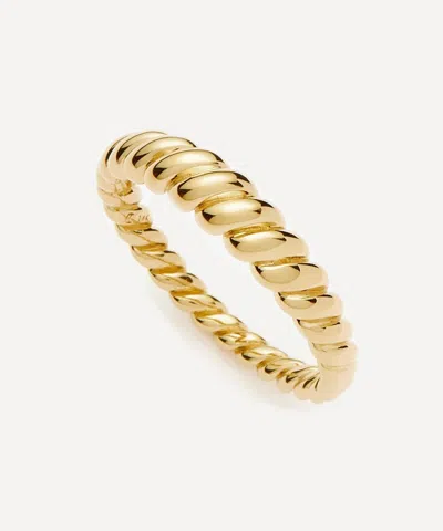 Missoma 14ct Gold Fine Twisted Classic Ring