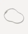 Missoma 14ct White Gold Fine Diamond Tennis Bracelet