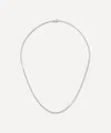 Missoma Rhodium-plated Classic Tennis Necklace