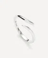 Missoma 14ct White Gold Fine Open Claw Ring