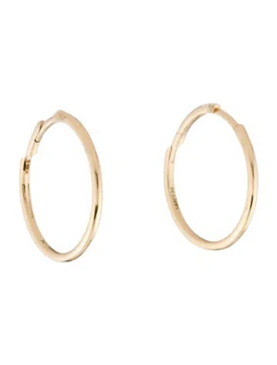 Pre-owned Missoma 14k Classic Small Hoop Earrings In Multi