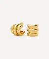 Missoma 18ct Gold-plated Chubby Triple Small Hoop Earrings