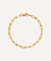 Missoma Womens Mini Paperclip 18ct Yellow Gold-plated Brass Bracelet