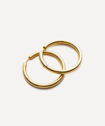Missoma 18ct Gold-plated Classic Tunnel Medium Hoop Earrings