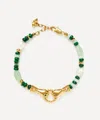 Missoma 18ct Gold-plated Harris Reed In Good Hands Beaded Gemstone Bracelet