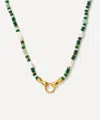 Missoma 18ct Gold-plated Harris Reed In Good Hands Beaded Gemstone Necklace