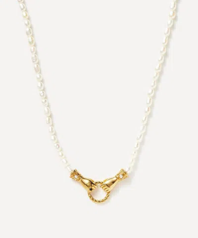 Missoma 18ct Gold-plated Harris Reed In Good Hands Necklace