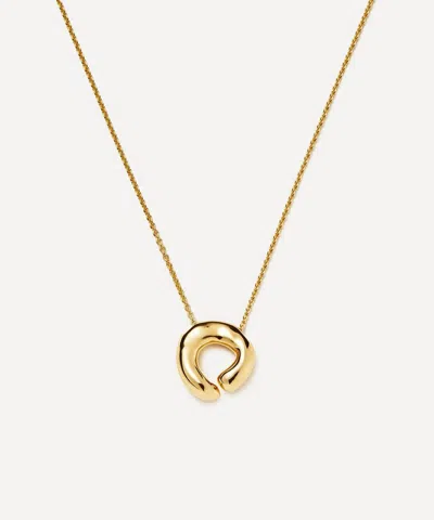 Missoma 18ct Gold-plated Molten Open Pendant Necklace